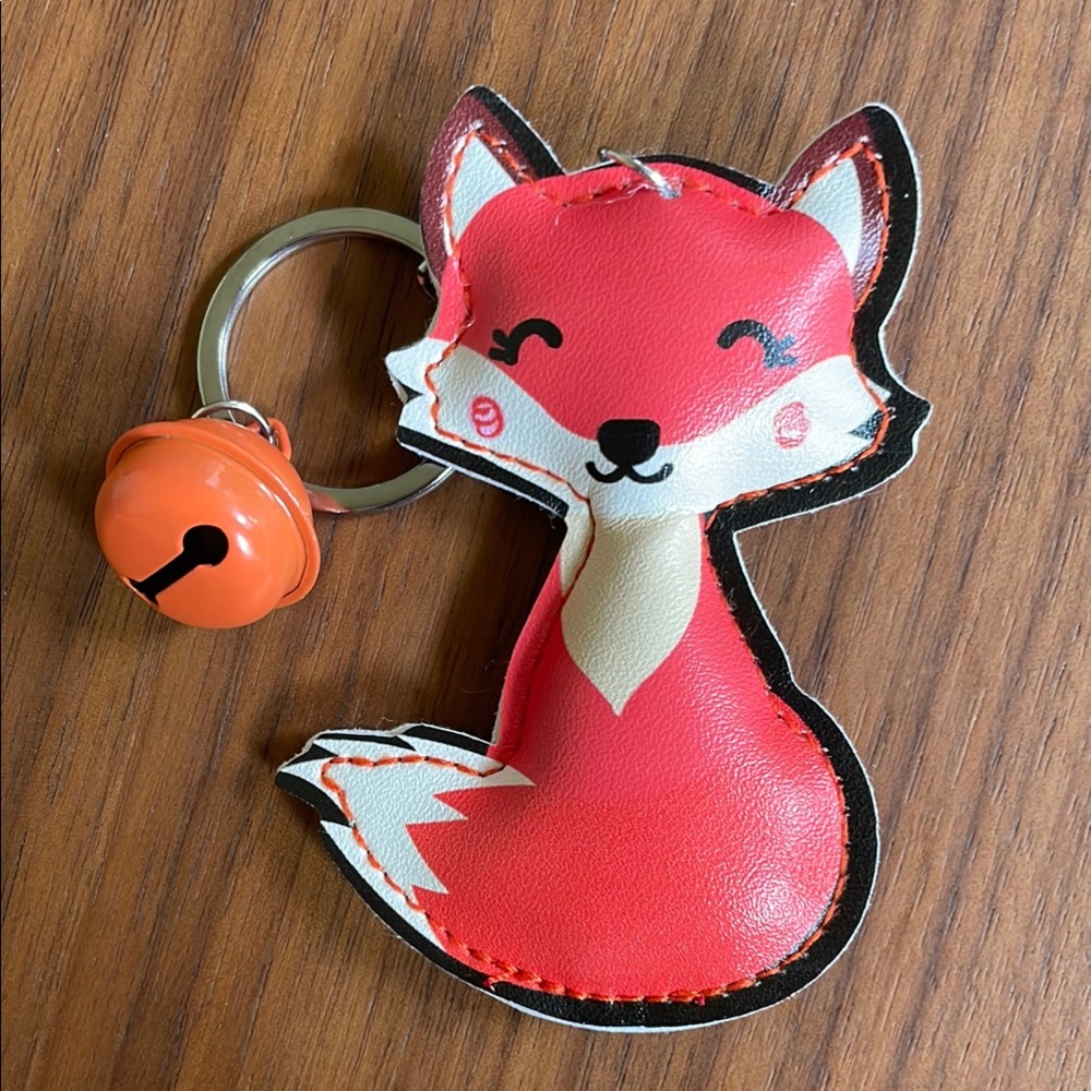 Fox key ring / bag charm